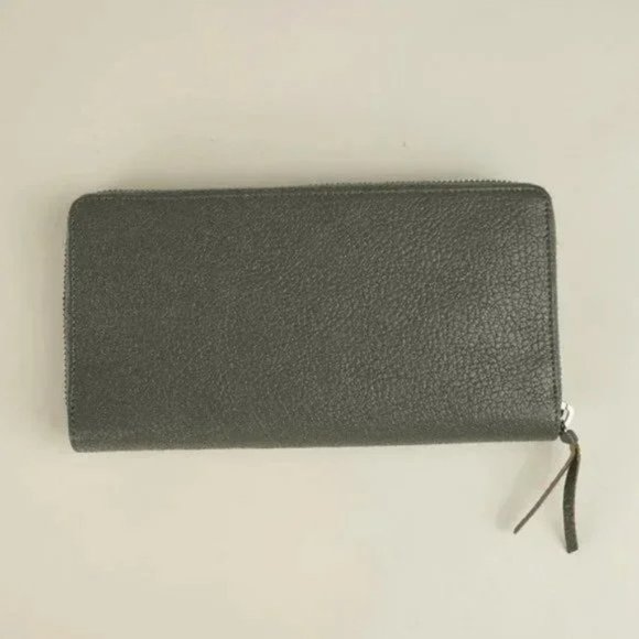 Balenciaga Grey Classic Metallic Edge Continental Zip Around Wallet - Picture 3 of 8